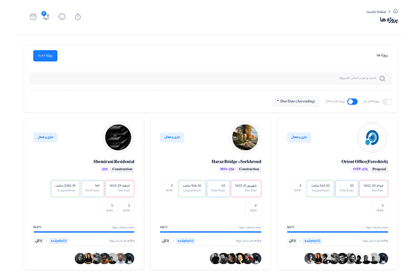 نمای کلی پروژه